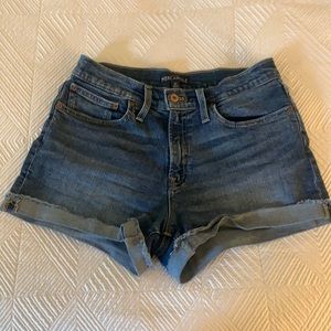 J Crew High Waisted Jean Shorts